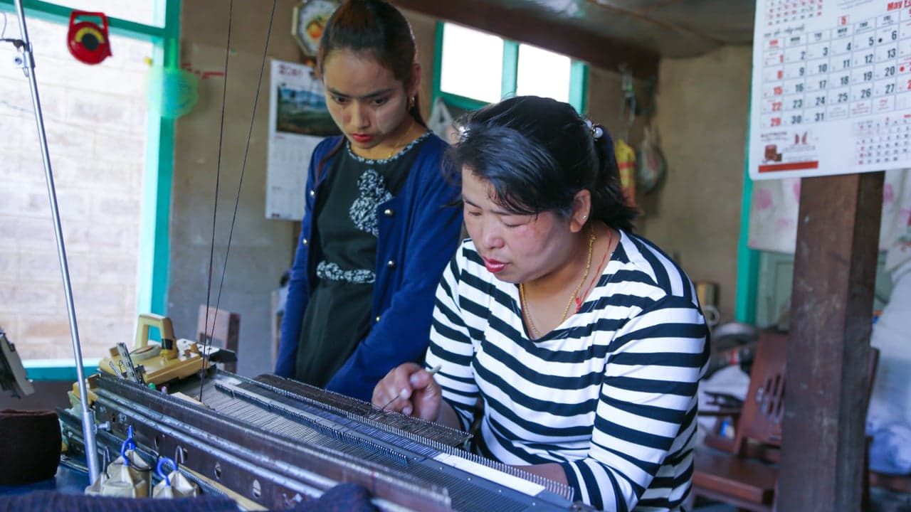 Myanmar: Deaf Knitting Business