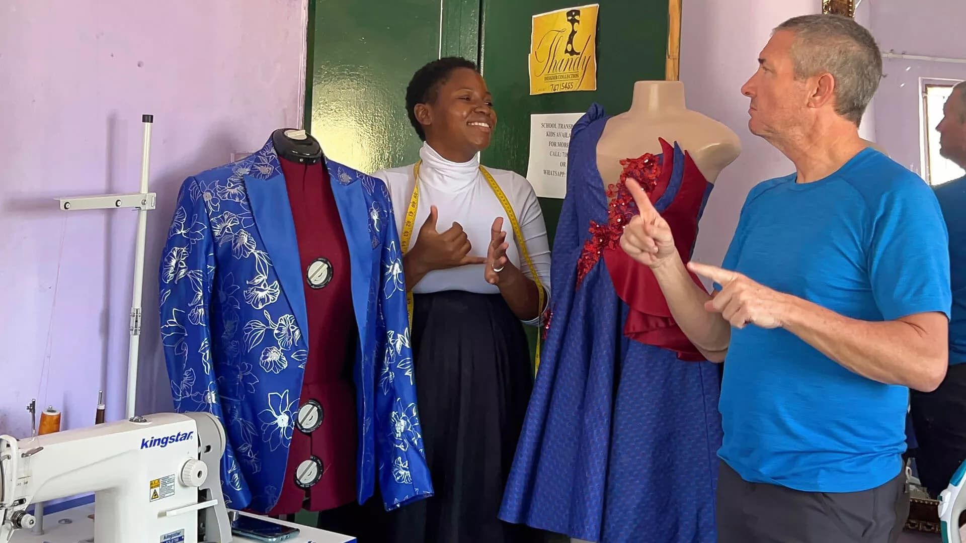 Botswana: Deaf Dressmaker